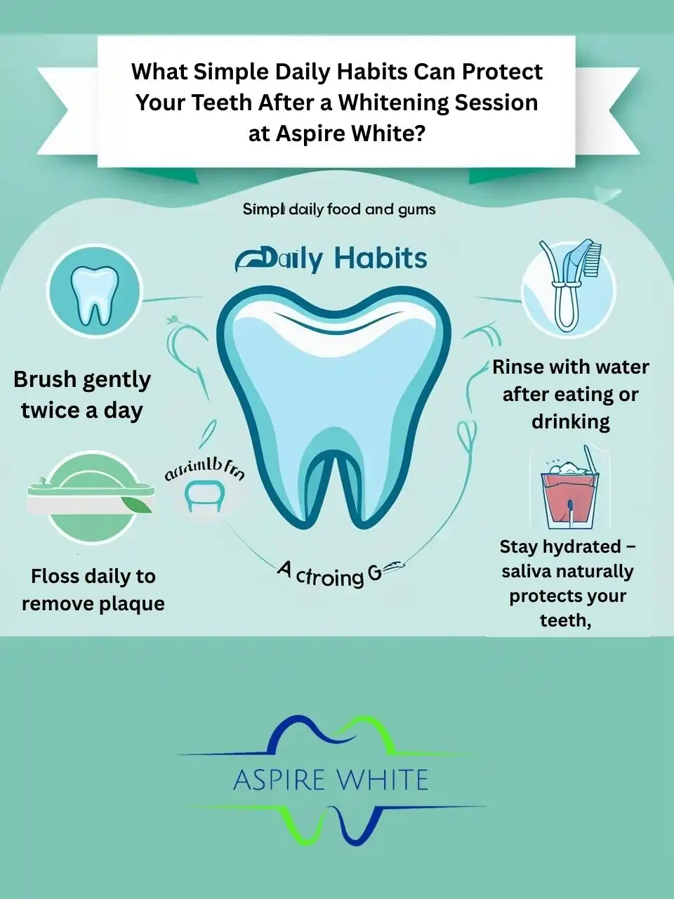What Simple Daily Habits Can Protect Your Teeth After a Whitening Session at Aspire White 